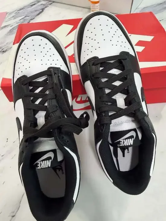 Nike Dunk Low Panda White Black W (DD1503-101) - Picture 4 of 7